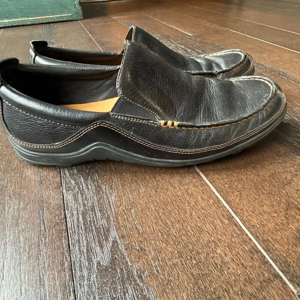Cole Haan men’s Tucker venetian loafers brown leather slip on size 10 casual com